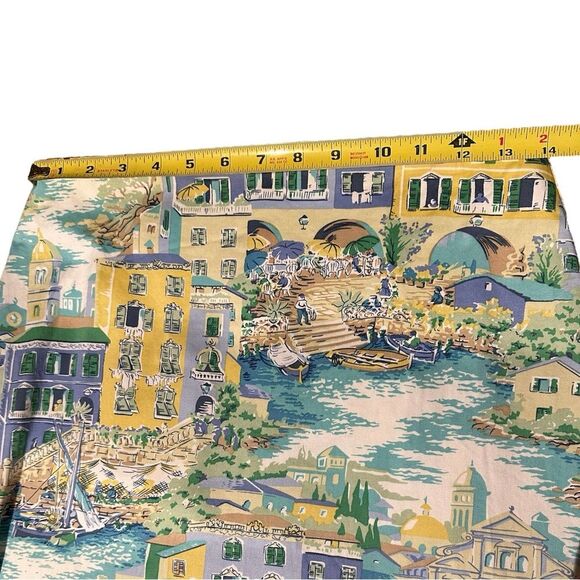 Vintage Chadwick’s Seaside French Riviera Print Skirt, Size 10 - Picture 7 of 10